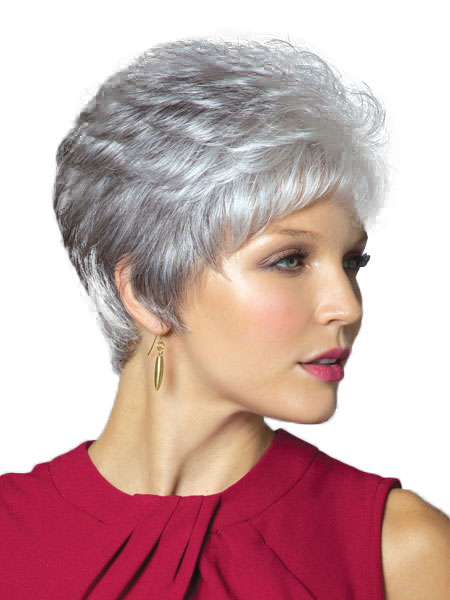 Pam Wig in Silver Stone